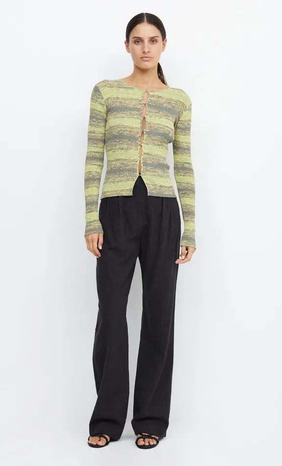 Woman Bec Bridge Knitwear DESTINY KNIT CARDIGAN Pear Haze