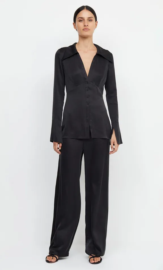 Woman Bec Bridge Long Sleeve AMBER SHIRT Black