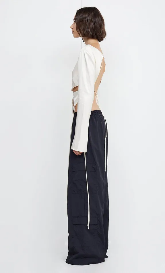 Woman Bec Bridge Long Sleeve DIAMOND DAYS LONG SLEEVE CROPPED TOP Ivory Woman Bec Bridge Long Sleeve DIAMOND DAYS LONG SLEEVE CROPPED TOP Ivory