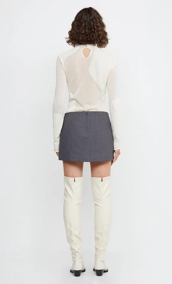 Woman Bec Bridge Long Sleeve DOROTHY KNIT SKIVVY Ivory Woman Bec Bridge Long Sleeve DOROTHY KNIT SKIVVY Ivory