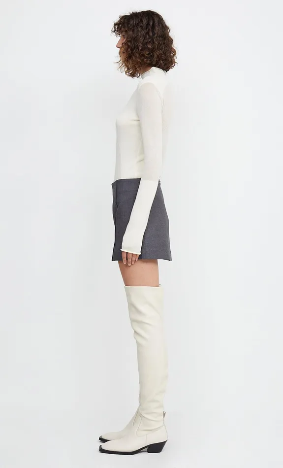 Woman Bec Bridge Long Sleeve DOROTHY KNIT SKIVVY Ivory Woman Bec Bridge Long Sleeve DOROTHY KNIT SKIVVY Ivory