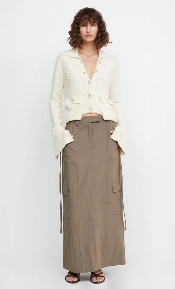 Woman Bec Bridge Long Sleeve GAIA KNIT LONG SLEEVE TOP Cream Woman Bec Bridge Long Sleeve GAIA KNIT LONG SLEEVE TOP Cream