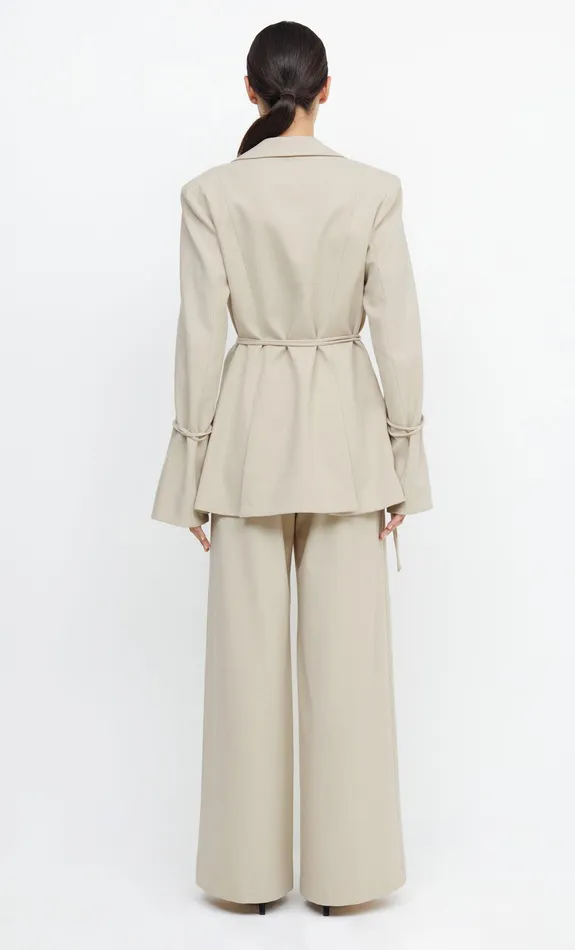 Woman Bec Bridge Long Sleeve LAUREL TIE BLAZER Bone