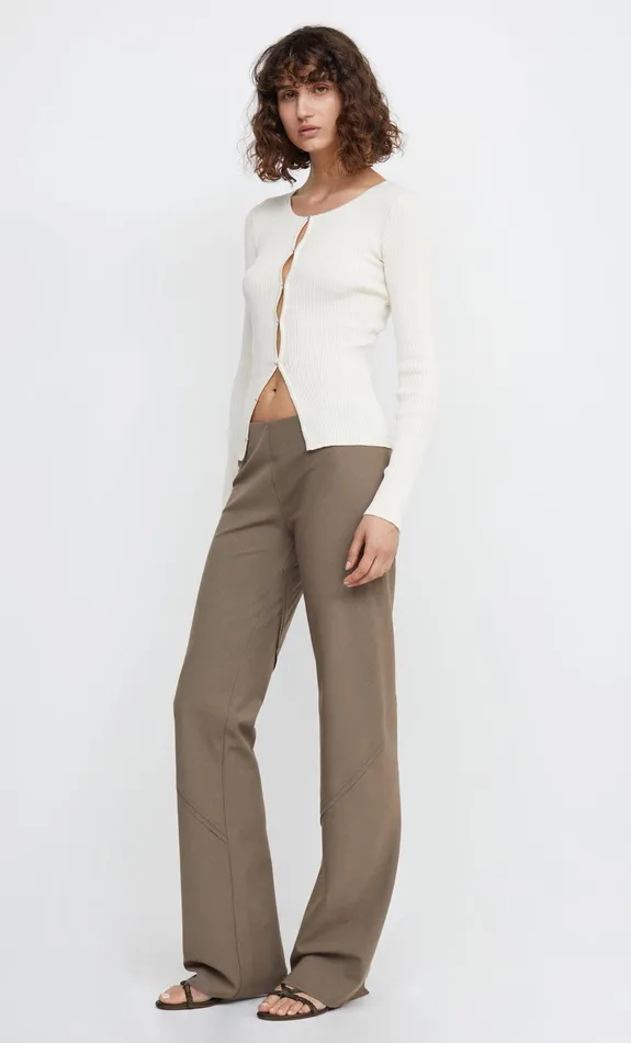 Woman Bec Bridge Long Sleeve SAPPHIRA KNIT CARDIGAN Ivory Woman Bec Bridge Long Sleeve SAPPHIRA KNIT CARDIGAN Ivory