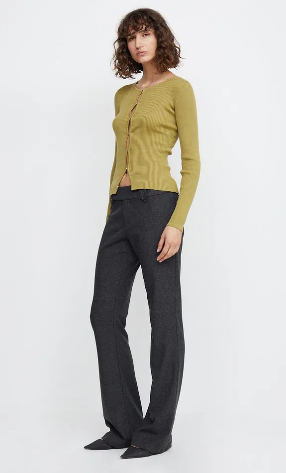 Woman Bec Bridge Long Sleeve SAPPHIRA KNIT CARDIGAN Olive Green Woman Bec Bridge Long Sleeve SAPPHIRA KNIT CARDIGAN Olive Green