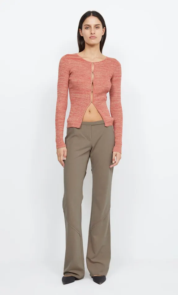 Woman Bec Bridge Long Sleeve SAPPHIRA KNIT CARDIGAN Sumac Red