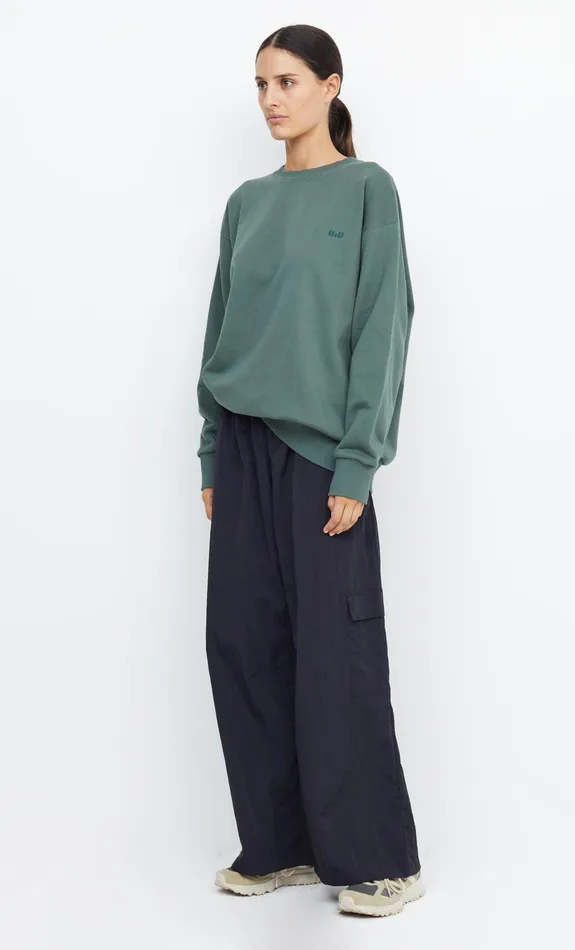 Woman Bec Bridge Long Sleeve SERENA OVERSIZED SWEATSHIRT Washed Jasper Woman Bec Bridge Long Sleeve SERENA OVERSIZED SWEATSHIRT Washed Jasper