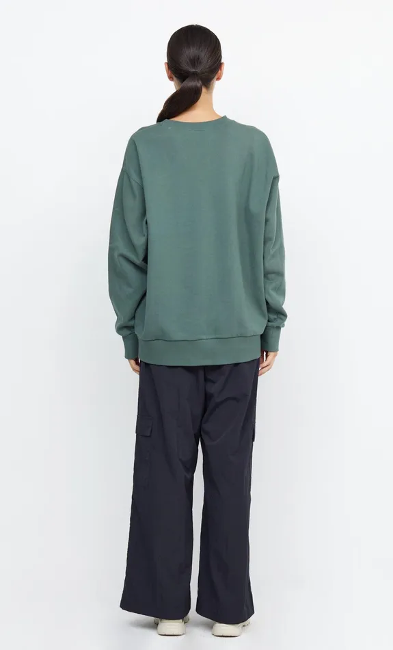 Woman Bec Bridge Long Sleeve SERENA OVERSIZED SWEATSHIRT Washed Jasper Woman Bec Bridge Long Sleeve SERENA OVERSIZED SWEATSHIRT Washed Jasper