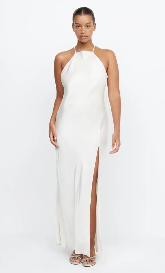 Woman Bec Bridge Maxi Dresses ADORE HALTER MAXI DRESS Cream