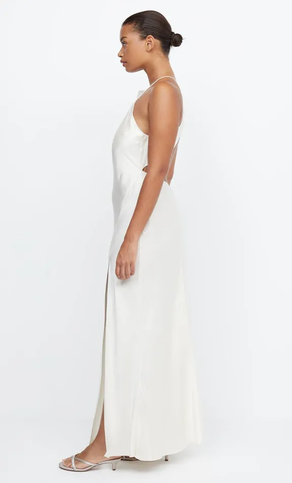 Woman Bec Bridge Maxi Dresses ADORE HALTER MAXI DRESS Cream Woman Bec Bridge Maxi Dresses ADORE HALTER MAXI DRESS Cream