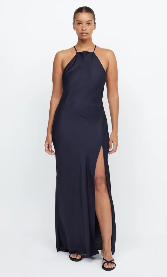 Woman Bec Bridge Maxi Dresses ADORE HALTER MAXI DRESS Ink