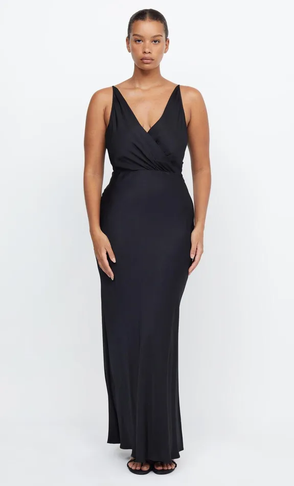 Woman Bec Bridge Maxi Dresses ADORE V MAXI DRESS Black