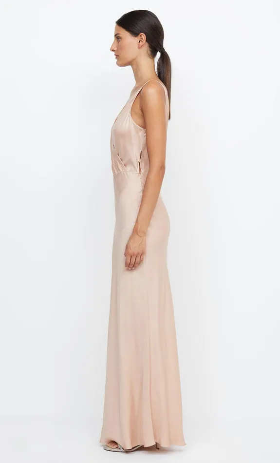 Woman Bec Bridge Maxi Dresses ADORE V MAXI DRESS Rose Gold Woman Bec Bridge Maxi Dresses ADORE V MAXI DRESS Rose Gold