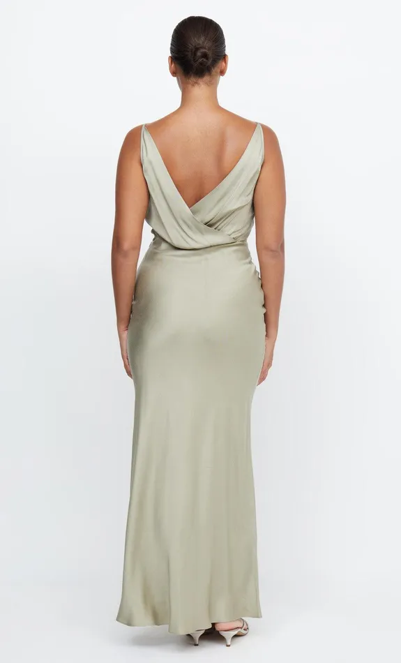 Woman Bec Bridge Maxi Dresses ADORE V MAXI DRESS Sage Woman Bec Bridge Maxi Dresses ADORE V MAXI DRESS Sage