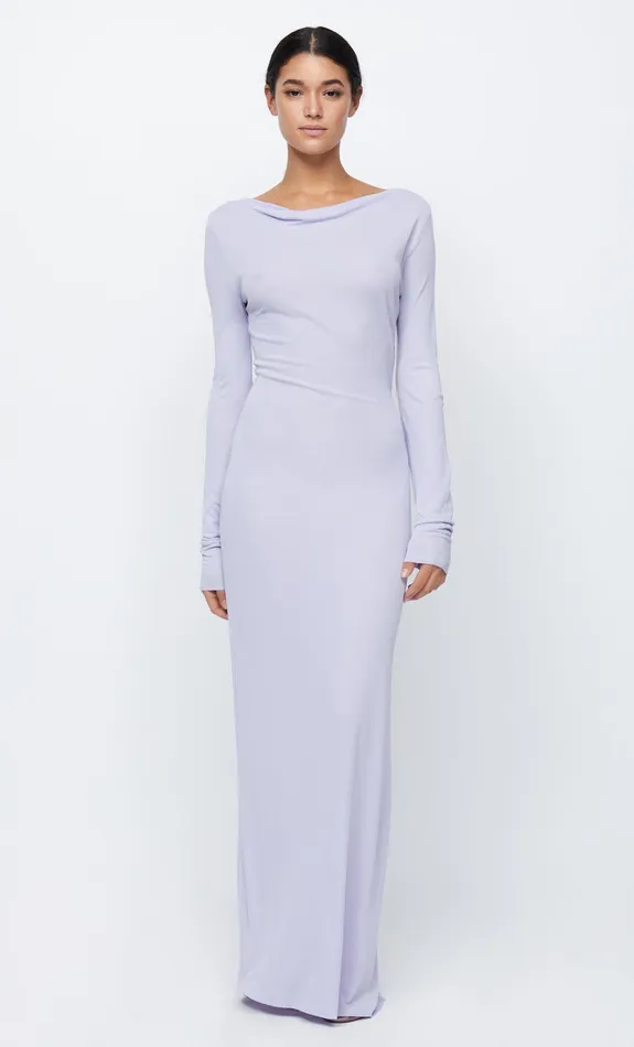 Woman Bec Bridge Maxi Dresses AMARA LONG SLEEVE MAXI DRESS Lilac