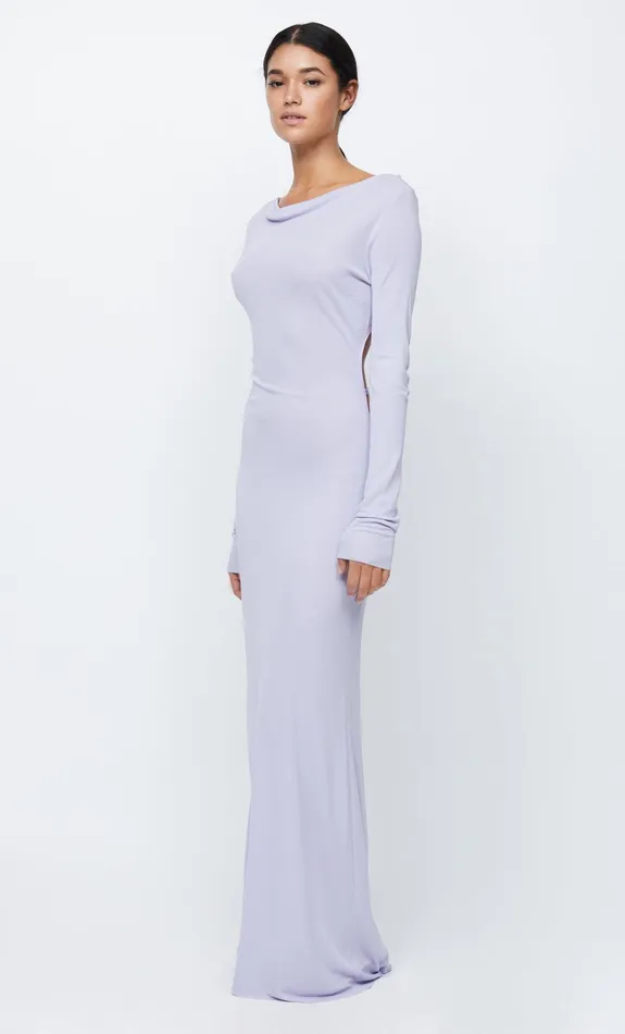 Woman Bec Bridge Maxi Dresses AMARA LONG SLEEVE MAXI DRESS Lilac Woman Bec Bridge Maxi Dresses AMARA LONG SLEEVE MAXI DRESS Lilac