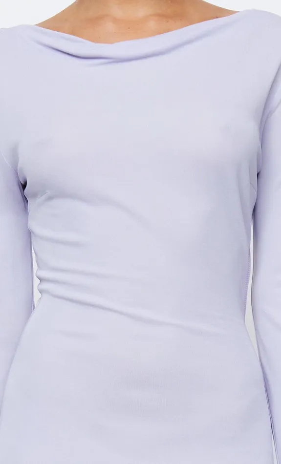 Woman Bec Bridge Maxi Dresses AMARA LONG SLEEVE MAXI DRESS Lilac Woman Bec Bridge Maxi Dresses AMARA LONG SLEEVE MAXI DRESS Lilac