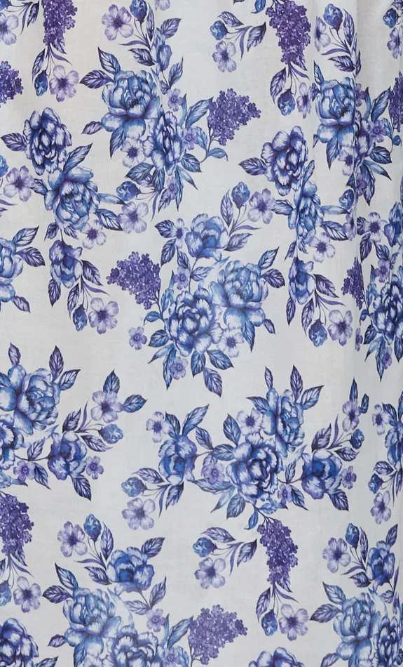 Woman Bec Bridge Maxi Dresses CARLA V MAXI DRESSFINAL SALE 8211 NO RETURNS Porcelain Floral Woman Bec Bridge Maxi Dresses CARLA V MAXI DRESSFINAL SALE 8211 NO RETURNS Porcelain Floral