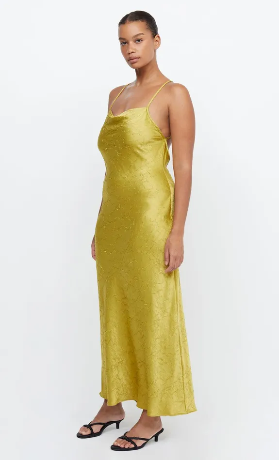 Woman Bec Bridge Maxi Dresses CAROLINA MAXI DRESS Olive Oil Woman Bec Bridge Maxi Dresses CAROLINA MAXI DRESS Olive Oil