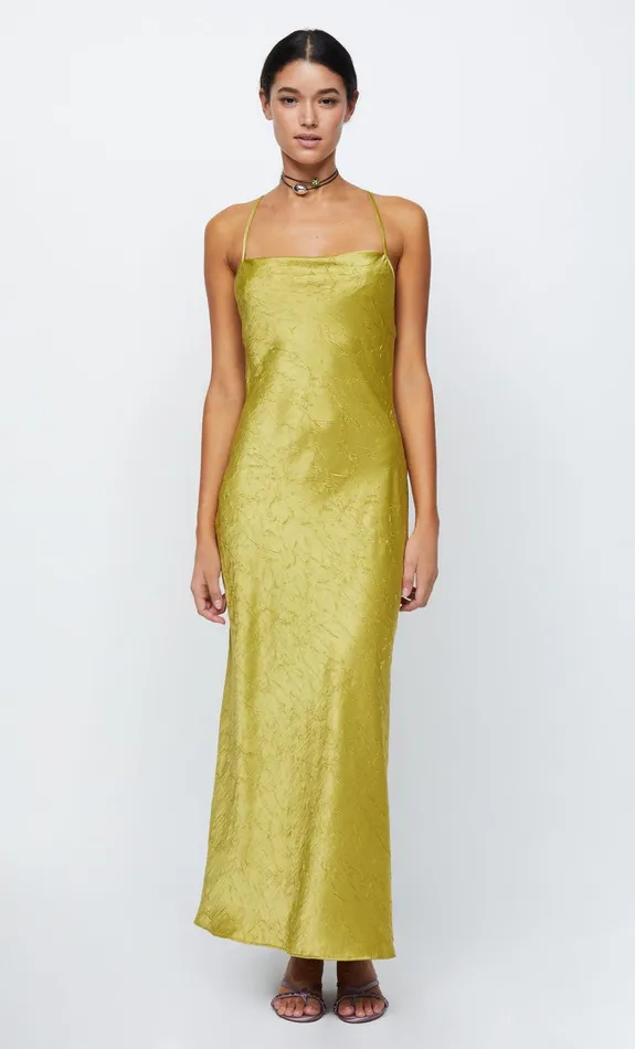 Woman Bec Bridge Maxi Dresses CAROLINA MAXI DRESS Olive Oil Woman Bec Bridge Maxi Dresses CAROLINA MAXI DRESS Olive Oil