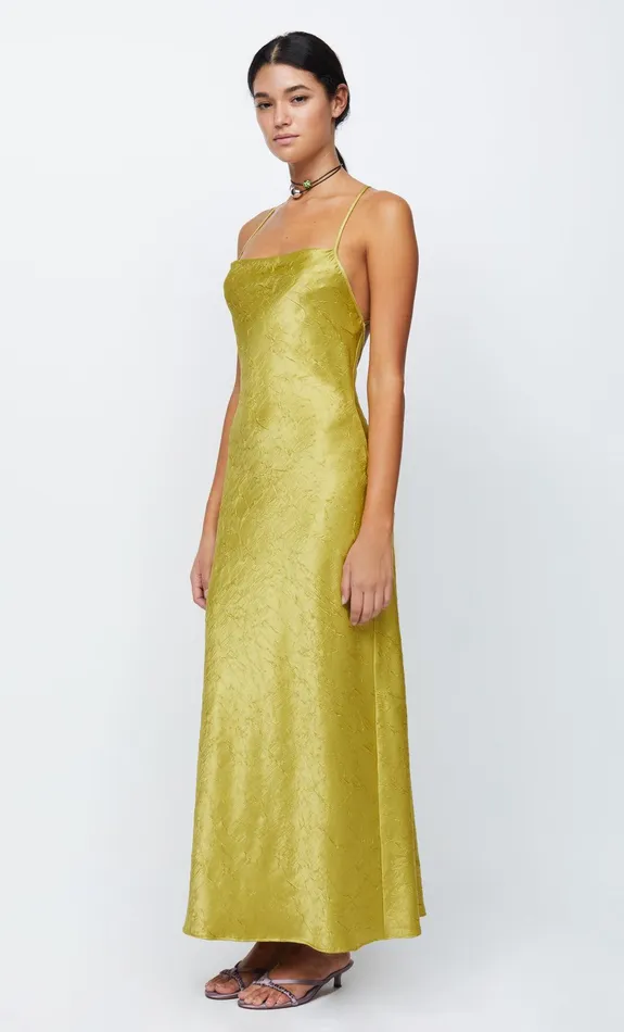 Woman Bec Bridge Maxi Dresses CAROLINA MAXI DRESS Olive Oil Woman Bec Bridge Maxi Dresses CAROLINA MAXI DRESS Olive Oil