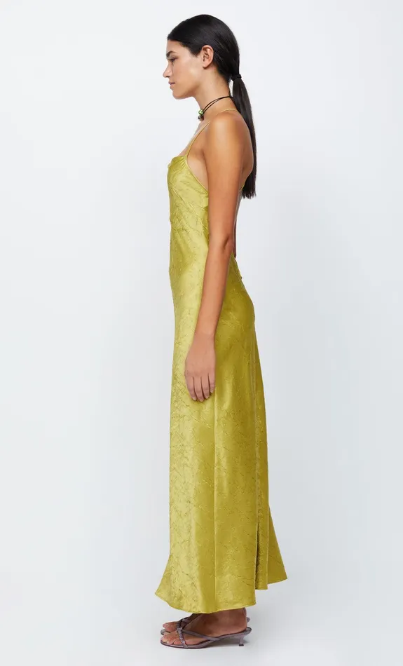 Woman Bec Bridge Maxi Dresses CAROLINA MAXI DRESS Olive Oil Woman Bec Bridge Maxi Dresses CAROLINA MAXI DRESS Olive Oil