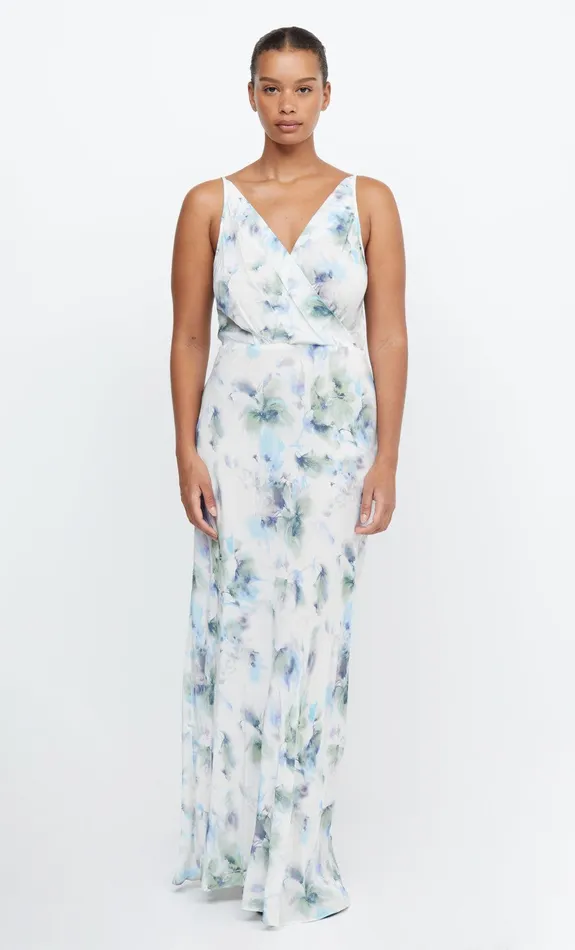 Woman Bec Bridge Maxi Dresses CORRINE V MAXI DRESSFINAL SALE 8211 NO RETURNS Watercolour Floral