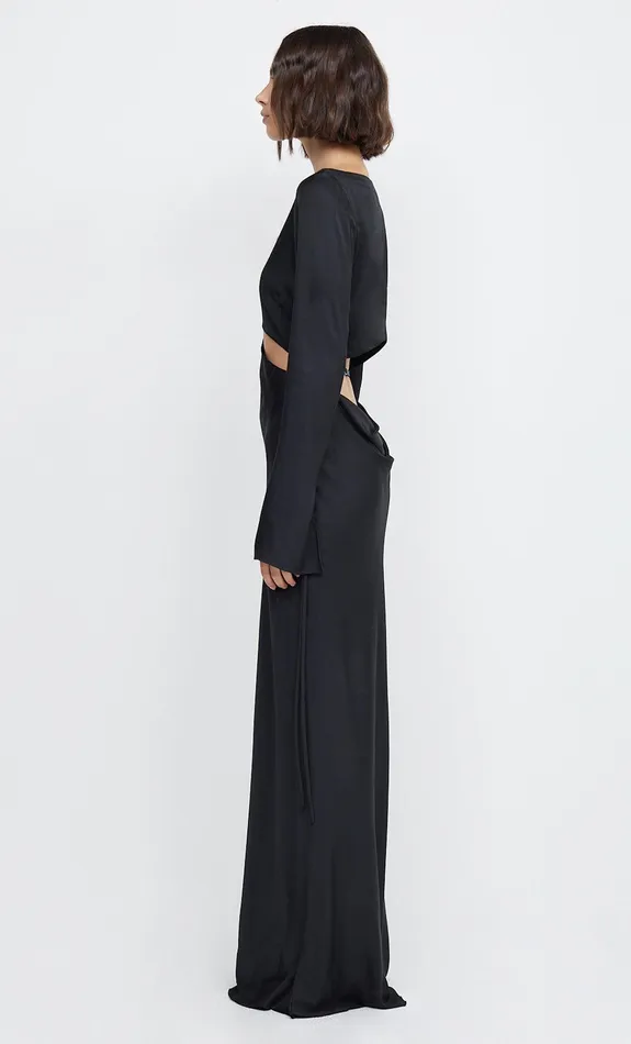 Woman Bec Bridge Maxi Dresses DIAMOND DAYS LONG SLEEVE MAXI DRESS Black Woman Bec Bridge Maxi Dresses DIAMOND DAYS LONG SLEEVE MAXI DRESS Black