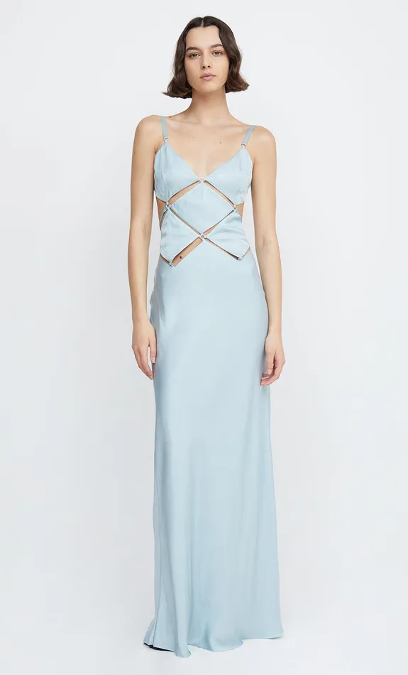 Woman Bec Bridge Maxi Dresses DIAMOND DAYS STRAP MAXI DRESS Cloud Blue