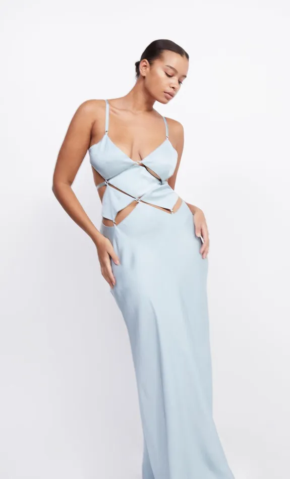 Woman Bec Bridge Maxi Dresses DIAMOND DAYS STRAP MAXI DRESS Cloud Blue Woman Bec Bridge Maxi Dresses DIAMOND DAYS STRAP MAXI DRESS Cloud Blue