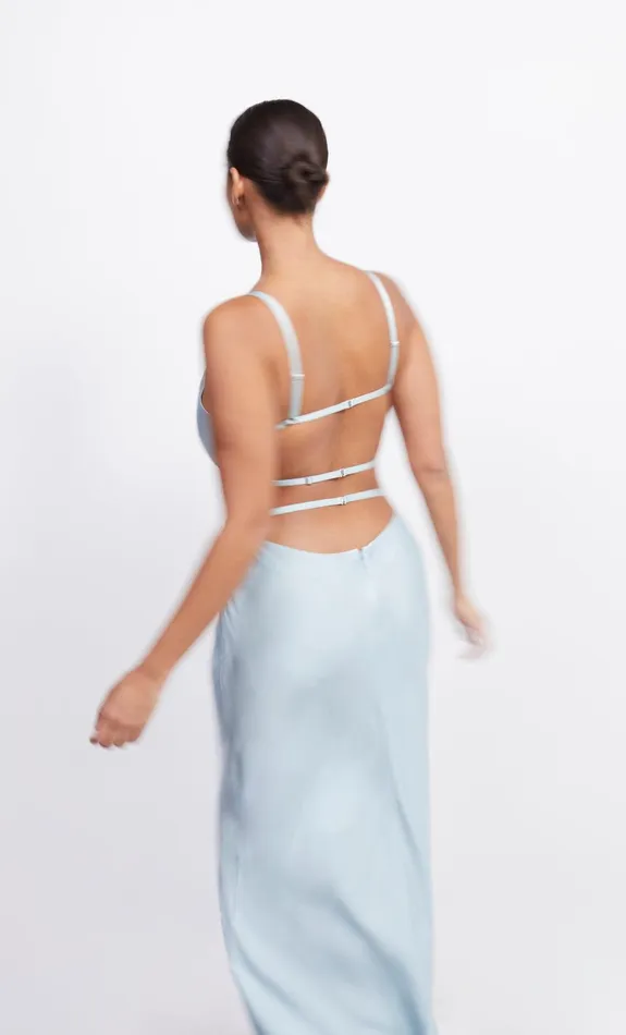 Woman Bec Bridge Maxi Dresses DIAMOND DAYS STRAP MAXI DRESS Cloud Blue Woman Bec Bridge Maxi Dresses DIAMOND DAYS STRAP MAXI DRESS Cloud Blue