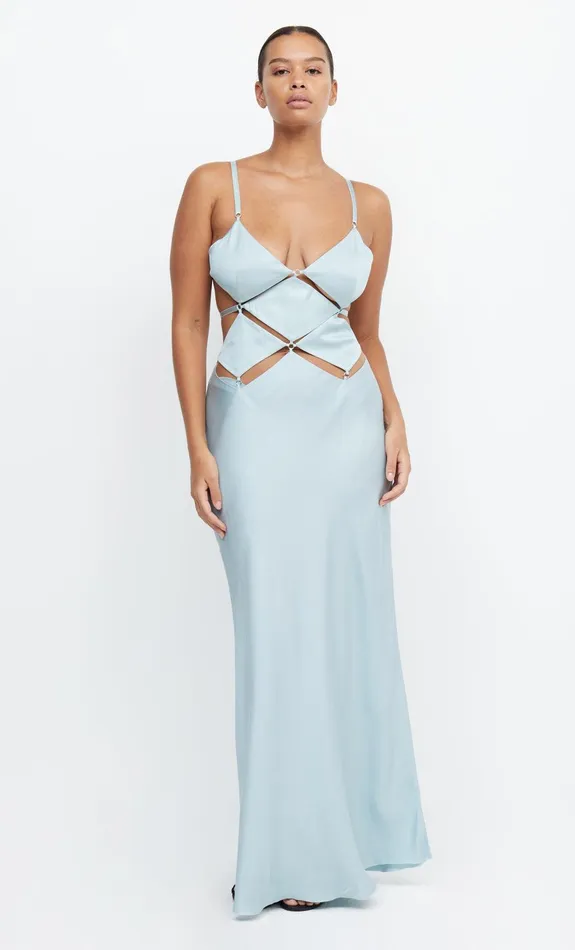 Woman Bec Bridge Maxi Dresses DIAMOND DAYS STRAP MAXI DRESS Cloud Blue Woman Bec Bridge Maxi Dresses DIAMOND DAYS STRAP MAXI DRESS Cloud Blue