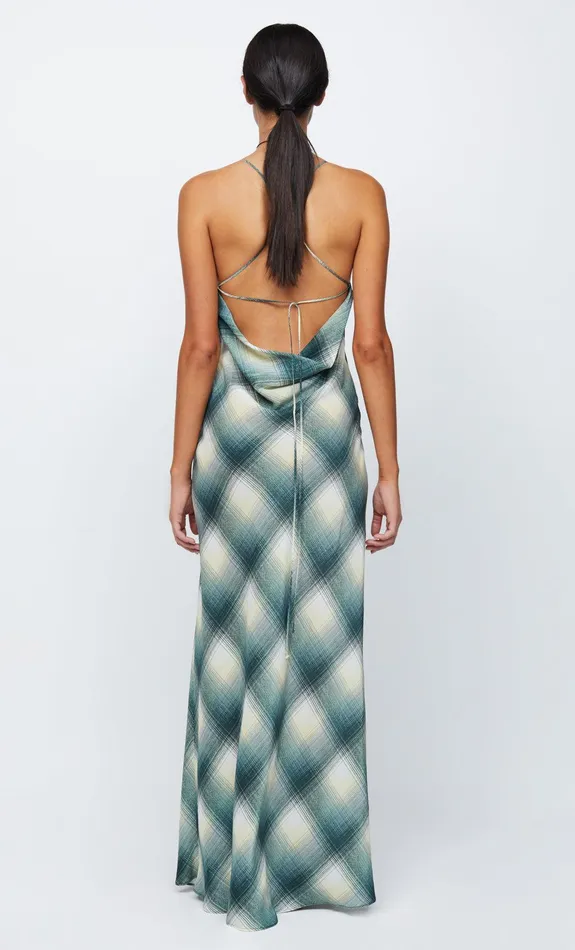 Woman Bec Bridge Maxi Dresses EDIE SPLIT MAXI DRESS Teal Woman Bec Bridge Maxi Dresses EDIE SPLIT MAXI DRESS Teal
