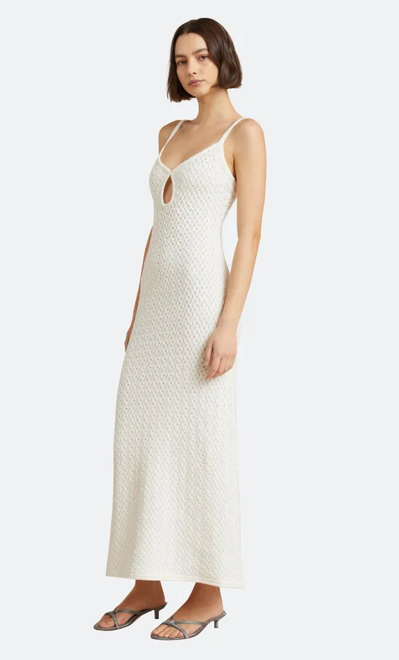 Woman Bec Bridge Maxi Dresses EFFIE KNIT KEY MAXI DRESS Ivory Woman Bec Bridge Maxi Dresses EFFIE KNIT KEY MAXI DRESS Ivory