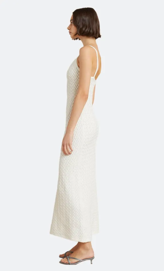 Woman Bec Bridge Maxi Dresses EFFIE KNIT KEY MAXI DRESS Ivory Woman Bec Bridge Maxi Dresses EFFIE KNIT KEY MAXI DRESS Ivory