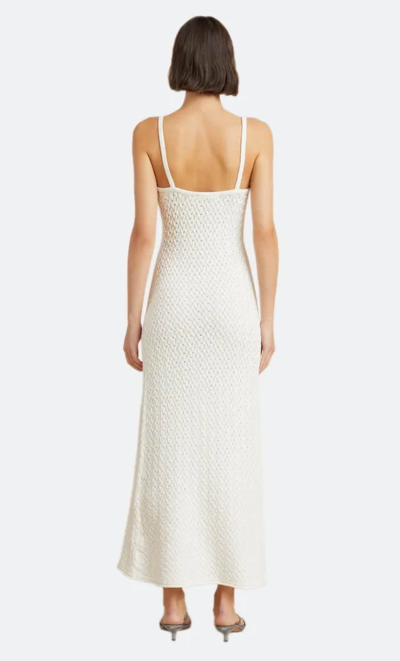Woman Bec Bridge Maxi Dresses EFFIE KNIT KEY MAXI DRESS Ivory Woman Bec Bridge Maxi Dresses EFFIE KNIT KEY MAXI DRESS Ivory