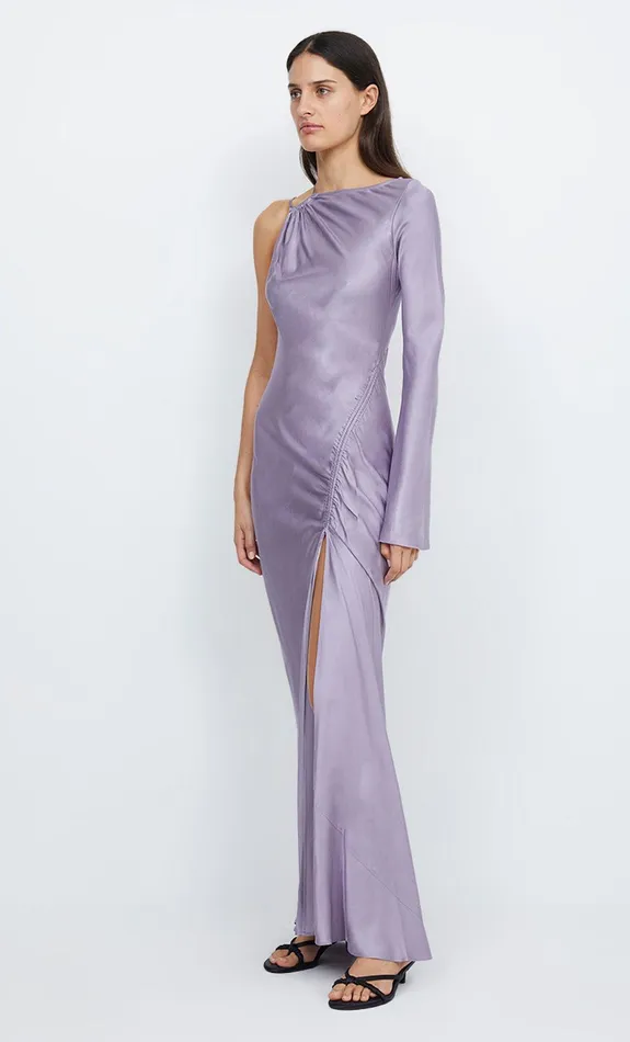 Woman Bec Bridge Maxi Dresses KAI ASYM MAXI DRESS Ash Lilac Woman Bec Bridge Maxi Dresses KAI ASYM MAXI DRESS Ash Lilac