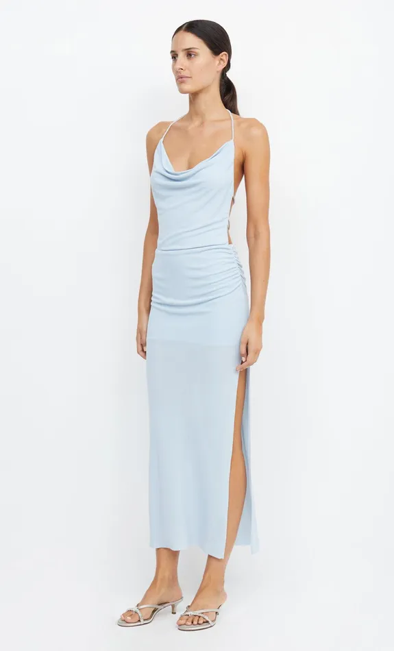 Woman Bec Bridge Maxi Dresses LEXIE COWL MAXI DRESS Ice Blue Woman Bec Bridge Maxi Dresses LEXIE COWL MAXI DRESS Ice Blue