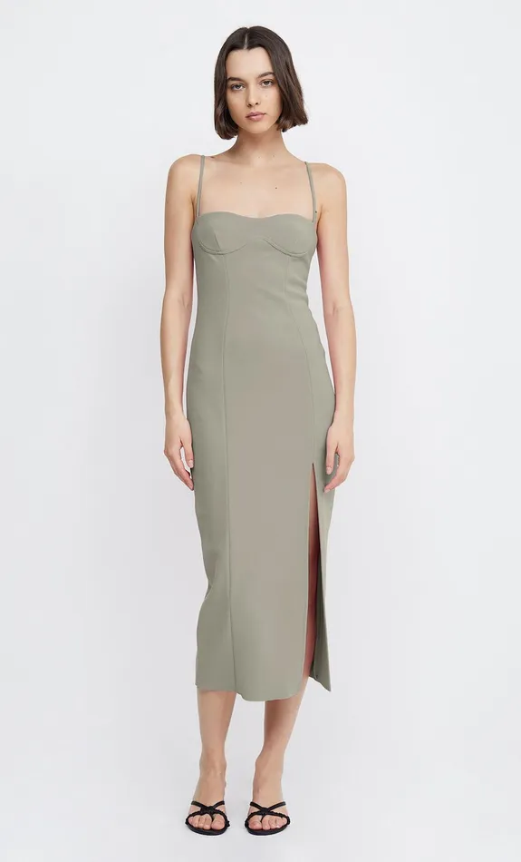 Woman Bec Bridge Maxi Dresses MARISOL MIDI DRESS Silver Sage
