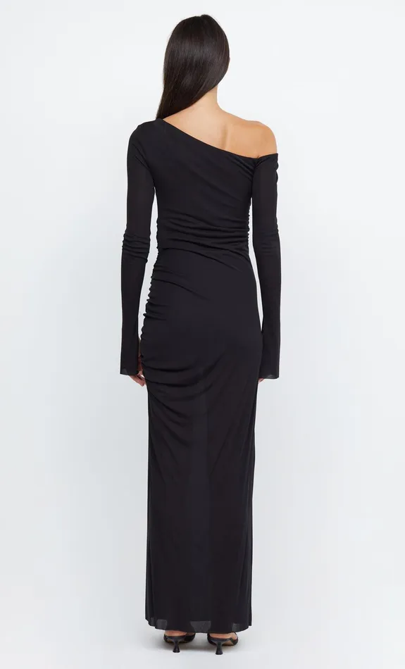 Woman Bec Bridge Maxi Dresses MONETTE ASYM LONG SLEEVE MAXI DRESS Black Woman Bec Bridge Maxi Dresses MONETTE ASYM LONG SLEEVE MAXI DRESS Black