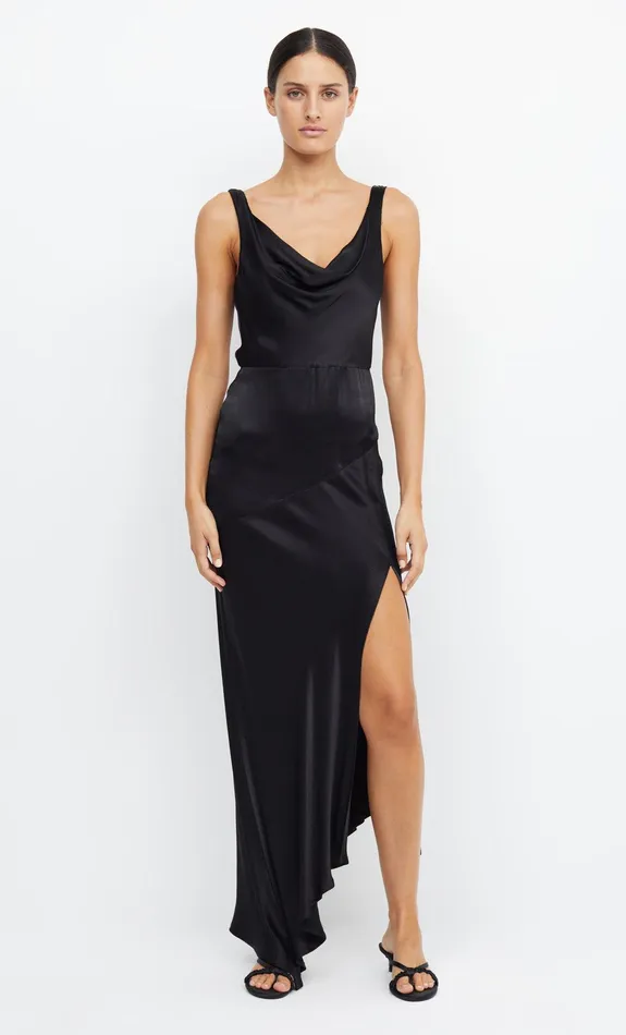 Woman Bec Bridge Maxi Dresses MOON DANCE COWL DRESS Black
