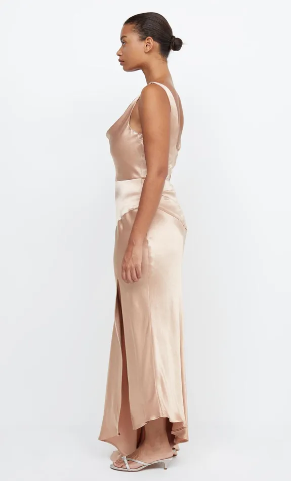 Woman Bec Bridge Maxi Dresses MOON DANCE COWL DRESS Rose Gold Woman Bec Bridge Maxi Dresses MOON DANCE COWL DRESS Rose Gold