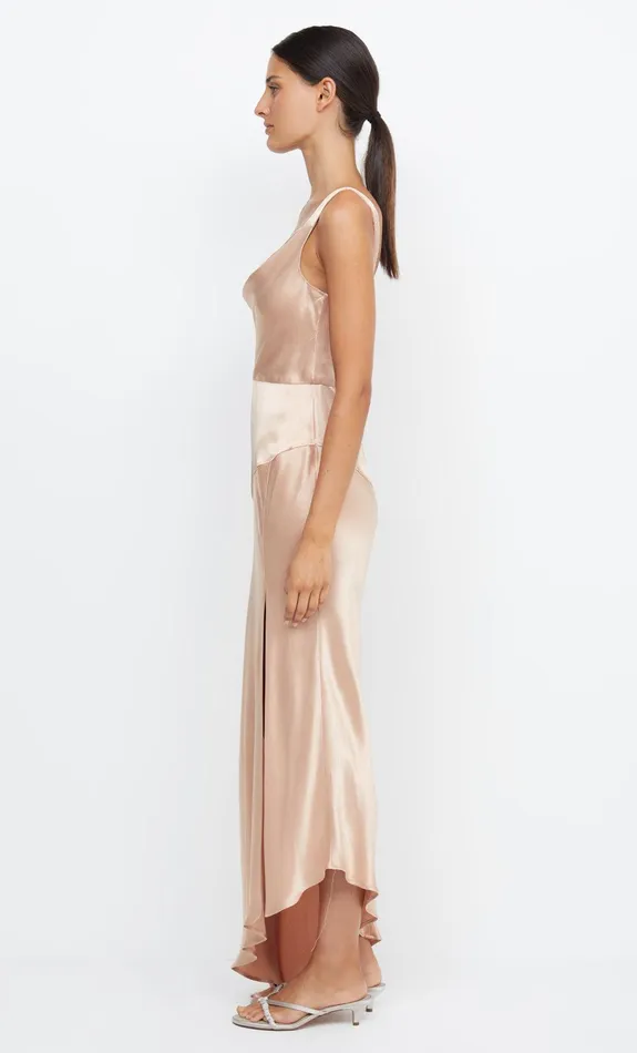 Woman Bec Bridge Maxi Dresses MOON DANCE COWL DRESS Rose Gold Woman Bec Bridge Maxi Dresses MOON DANCE COWL DRESS Rose Gold