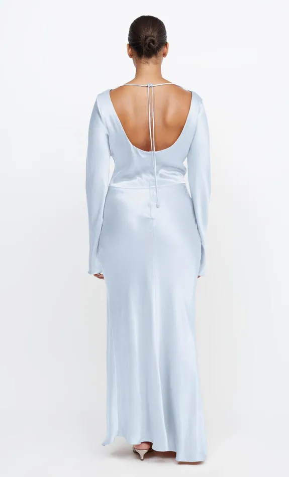 Woman Bec Bridge Maxi Dresses MOON DANCE LONG SLEEVE MAXI DRESS Dusty Blue Woman Bec Bridge Maxi Dresses MOON DANCE LONG SLEEVE MAXI DRESS Dusty Blue