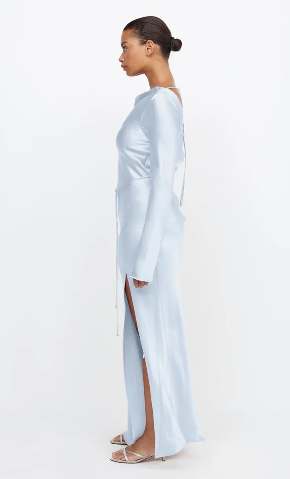 Woman Bec Bridge Maxi Dresses MOON DANCE LONG SLEEVE MAXI DRESS Dusty Blue Woman Bec Bridge Maxi Dresses MOON DANCE LONG SLEEVE MAXI DRESS Dusty Blue