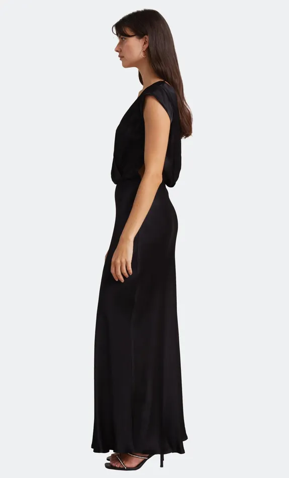 Woman Bec Bridge Maxi Dresses MOON DANCE MAXI DRESS Black Woman Bec Bridge Maxi Dresses MOON DANCE MAXI DRESS Black