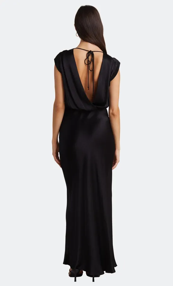 Woman Bec Bridge Maxi Dresses MOON DANCE MAXI DRESS Black Woman Bec Bridge Maxi Dresses MOON DANCE MAXI DRESS Black
