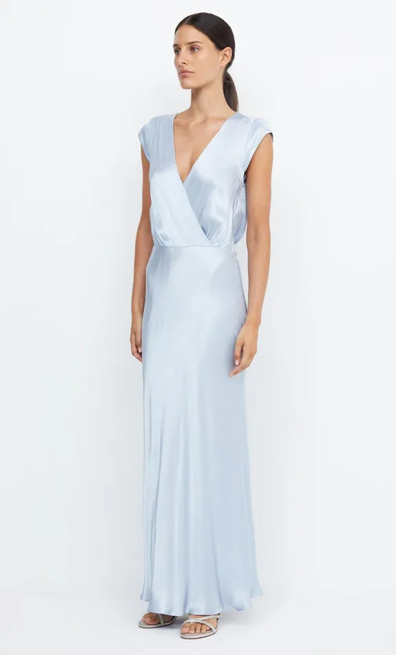 Woman Bec Bridge Maxi Dresses MOON DANCE MAXI DRESS Dusty Blue Woman Bec Bridge Maxi Dresses MOON DANCE MAXI DRESS Dusty Blue