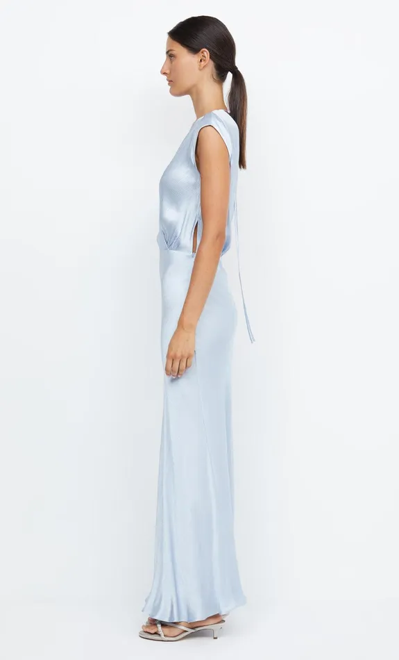 Woman Bec Bridge Maxi Dresses MOON DANCE MAXI DRESS Dusty Blue Woman Bec Bridge Maxi Dresses MOON DANCE MAXI DRESS Dusty Blue