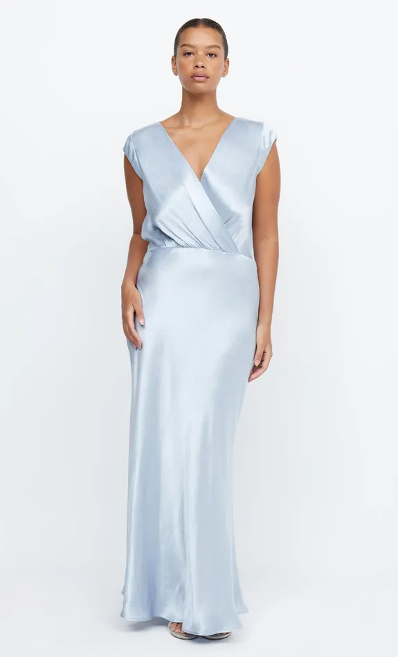 Woman Bec Bridge Maxi Dresses MOON DANCE MAXI DRESS Dusty Blue Woman Bec Bridge Maxi Dresses MOON DANCE MAXI DRESS Dusty Blue